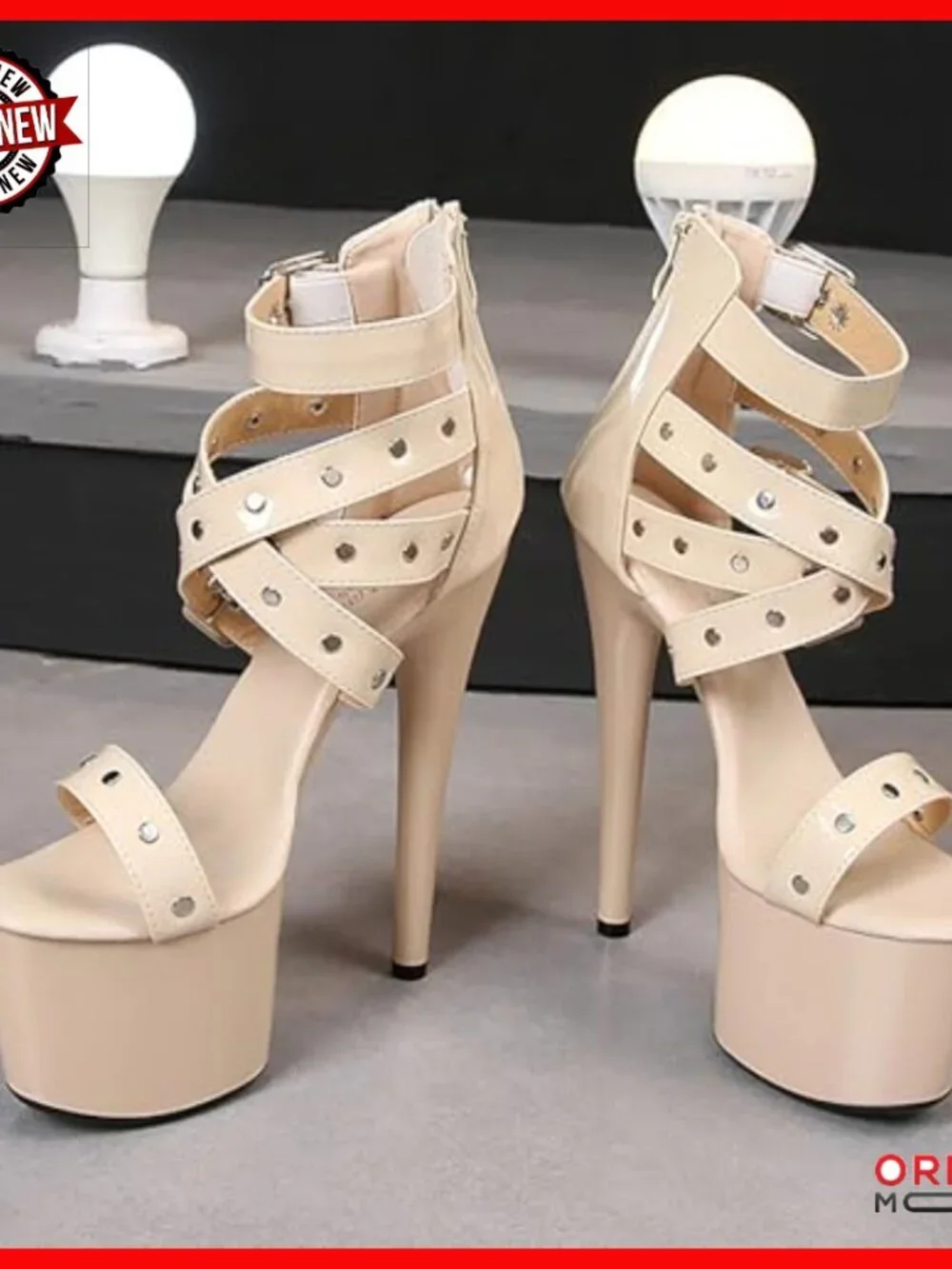 Platform Chunky Heel Gothic Sandals Ankle Strap Buckle Open Toe Lug Sole